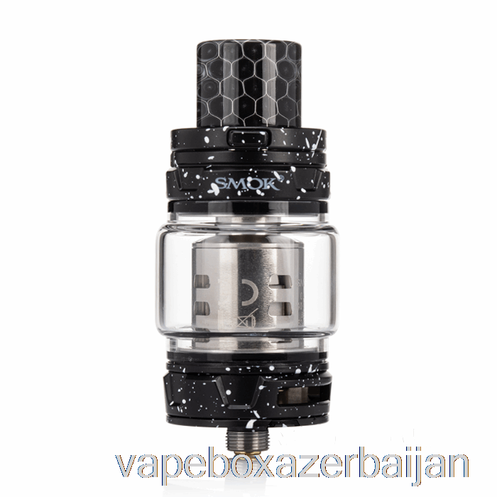 Vape Smoke SMOK TFV12 Prince Sub-Ohm Tank Black w/ White Spray